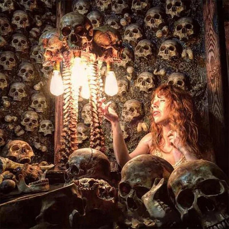 Skull Skeleton Lamp