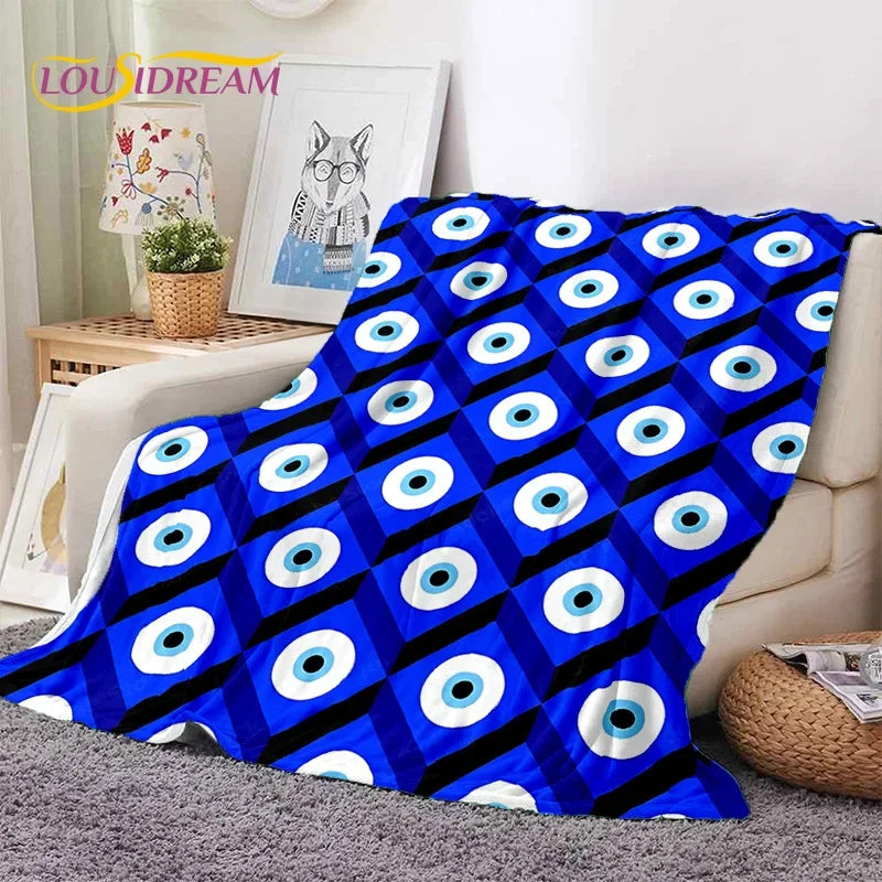 3D Evil Eye Blanket