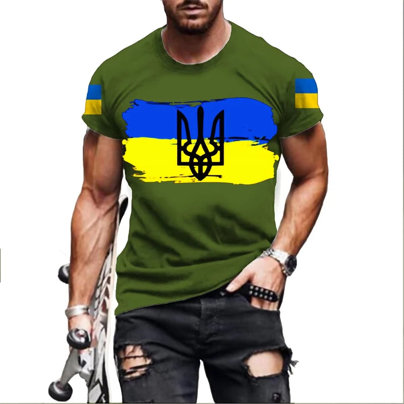 Ukrainian Flag 3D T Shirt
