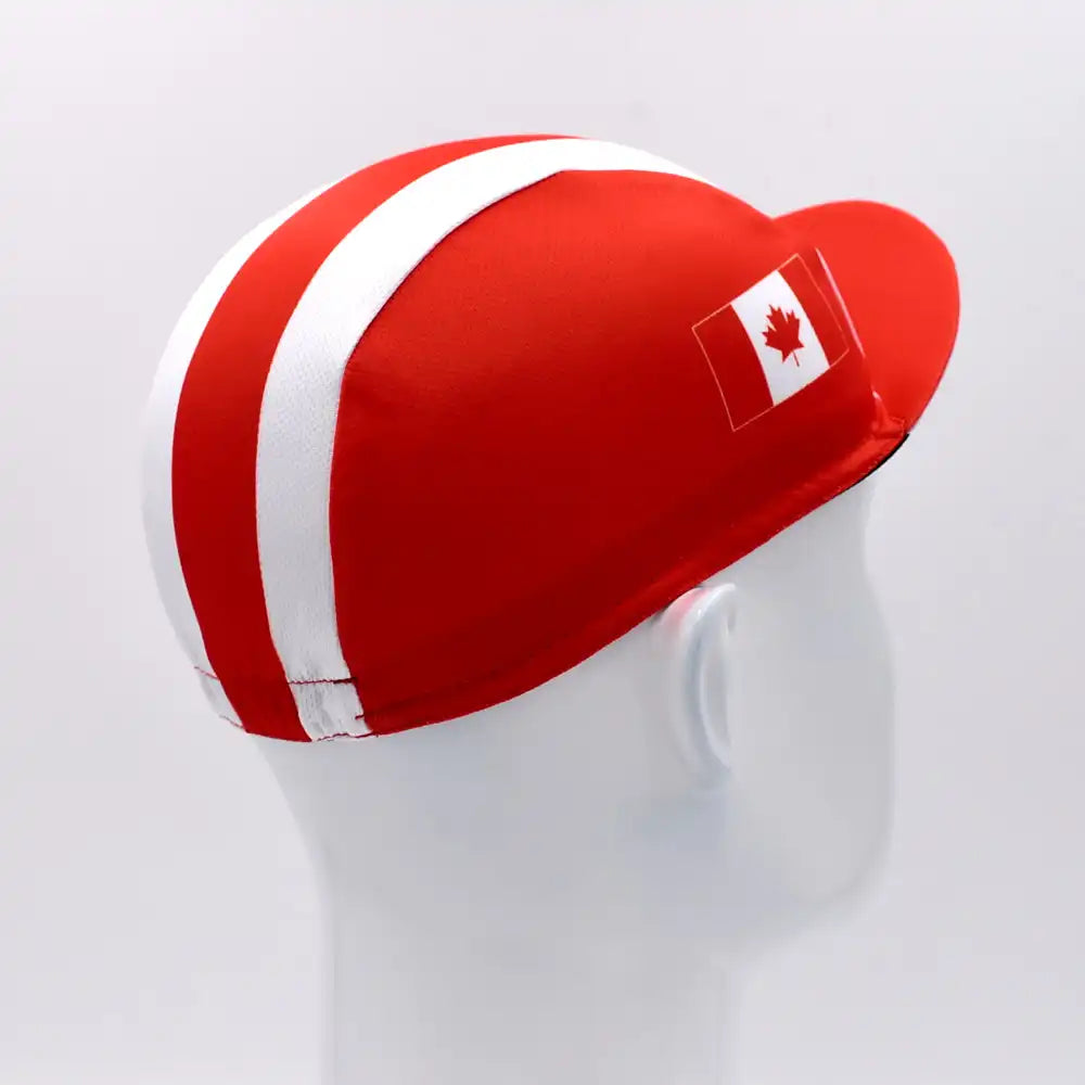 Classic Canada National Flag Pro Team Cycling Cap Riding Outdoor Sports MTB Bicycle Hat