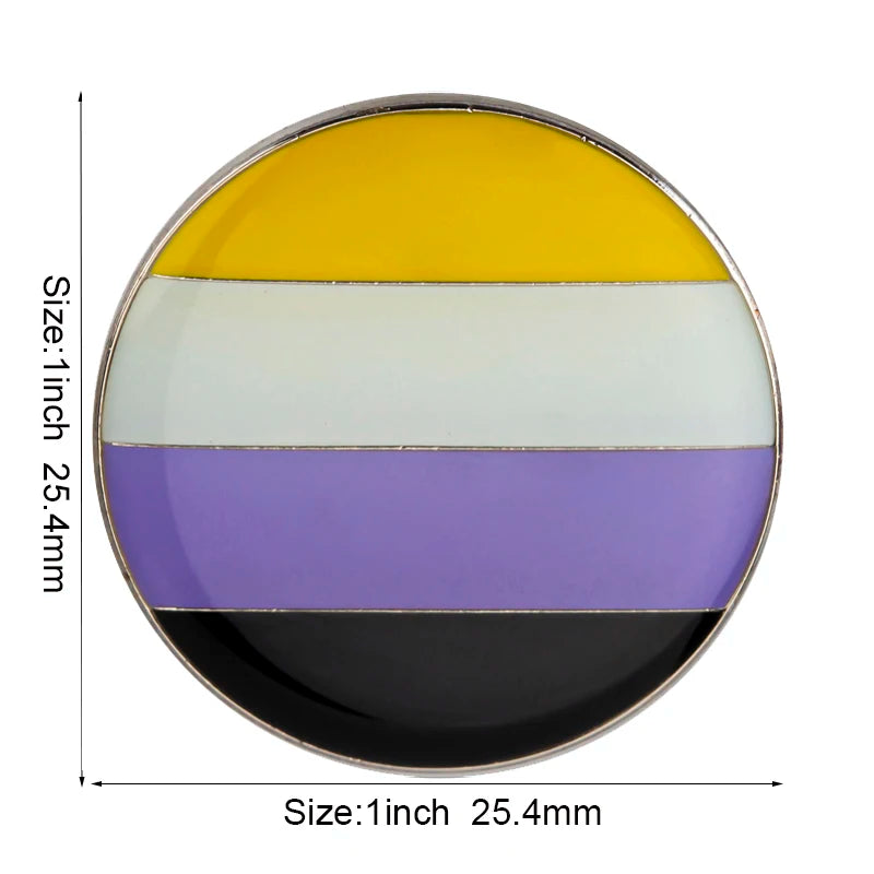 Non-binary Pride Pins Lapel Pins LGBTQ Community