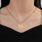 Dawapara Ahava Necklace Love in Hebrew Hanukkah Necklace