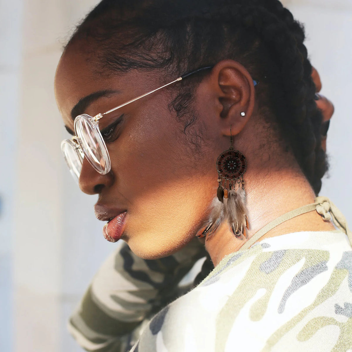 Boho Earrings Souvenir Native Earrings