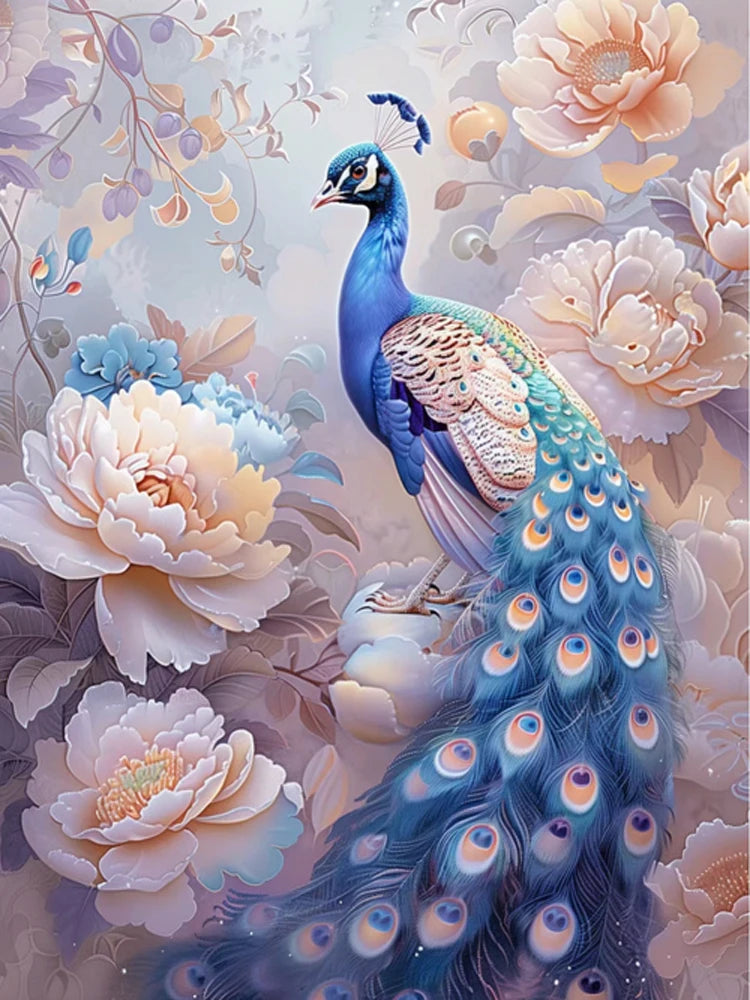 Peacock Diamond Art Kit