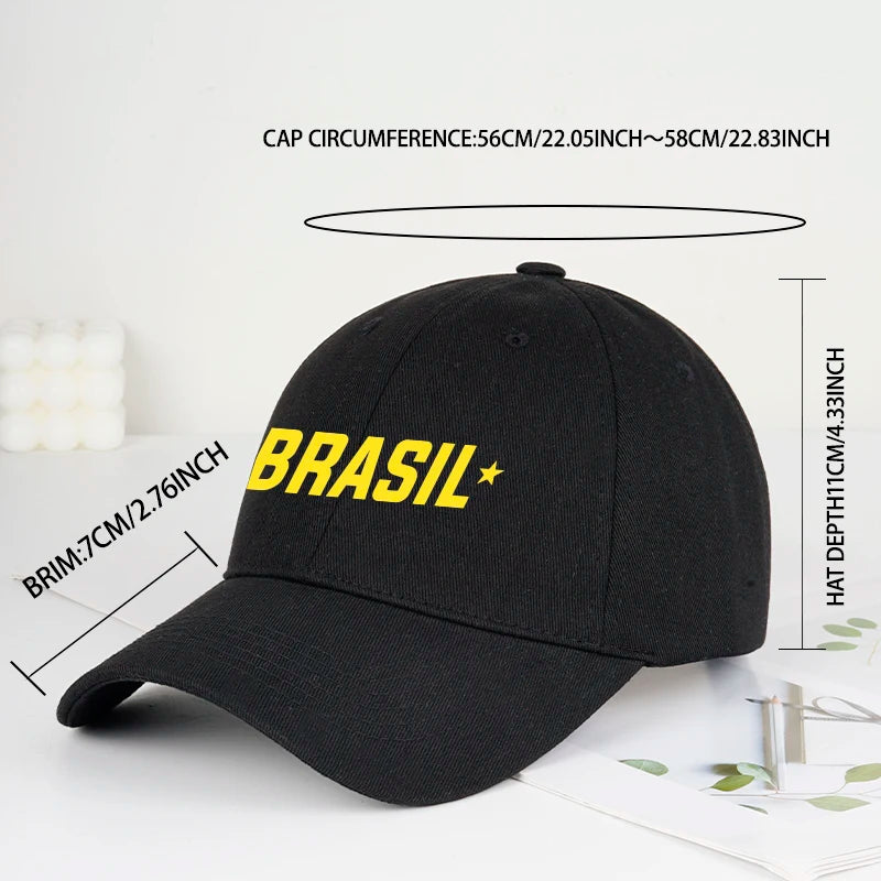 Brazil Flag Baseball Cap Men