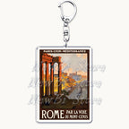 US Travel Keychain