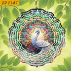 Peacock Flower Spinner Decoration