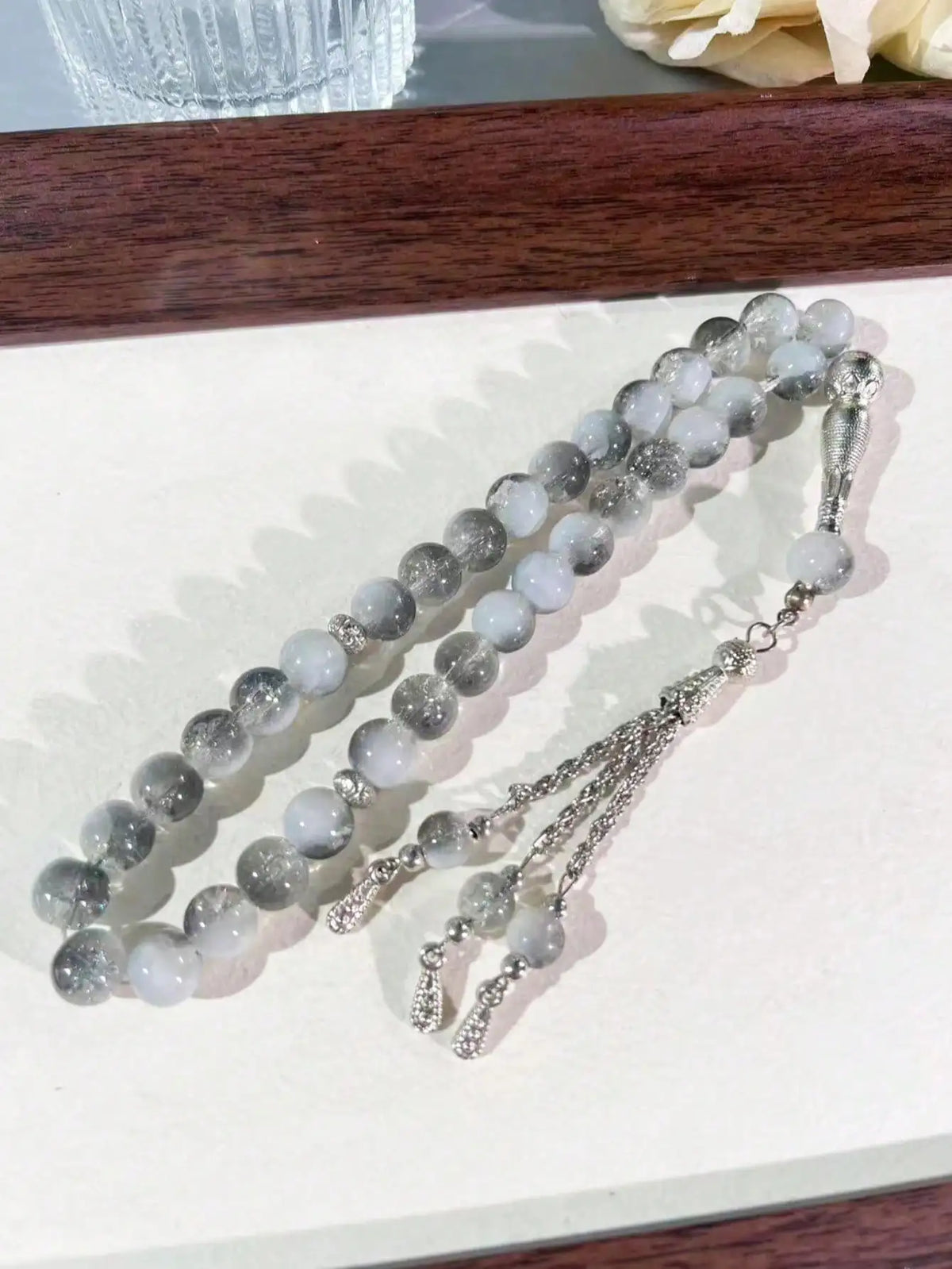 Cracked Glass Beads Tasbih