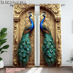 Peacock Gothic Curtains