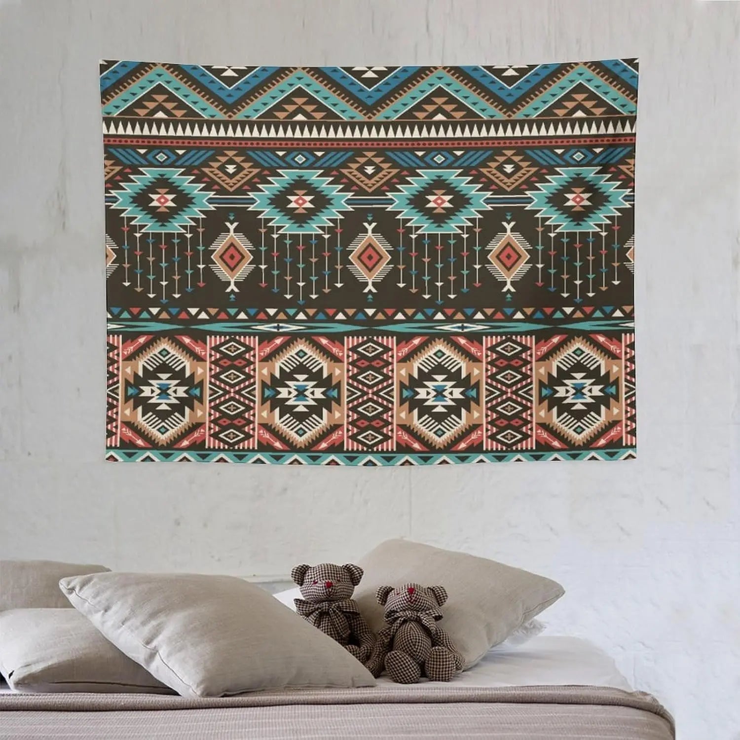 Southwestern Aztec Tapestry Wall Hanging Southwest Native American