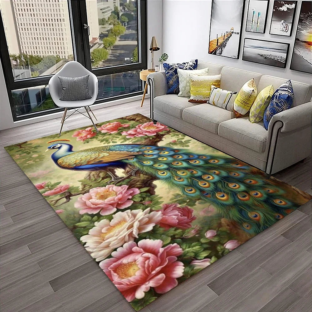 Peacock Rug Doormat