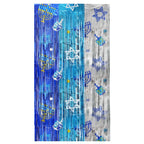 Hanukkah Rain Silk Curtains - Jewish Festival Party Decor