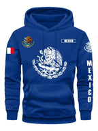 Hoodie Sweatshirt Mexican Flag Eagle – Warm Casual Top