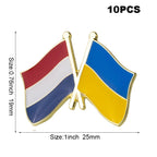 10pc Ukraine Friendship Badge International Collections