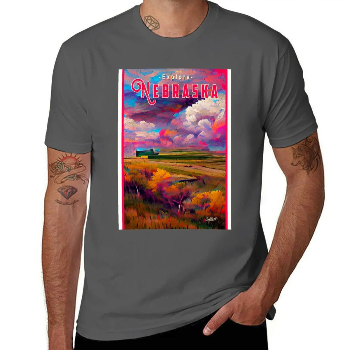 Pretty Travel Nebraska T-Shirt
