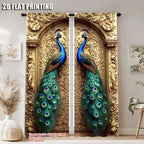 Peacock Gothic Curtains