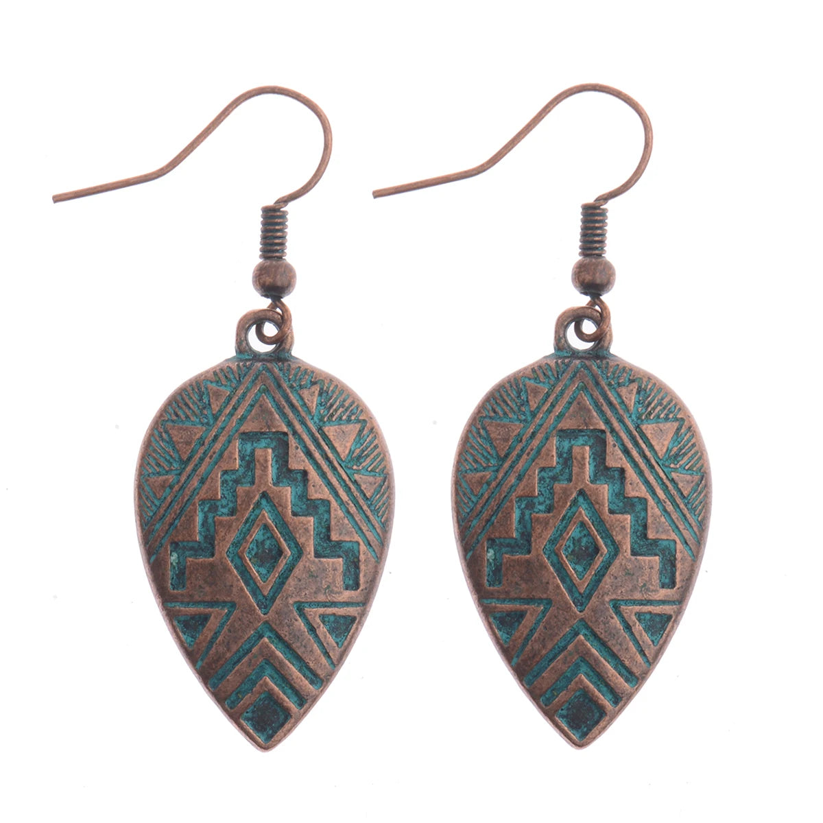 Vintage Bronze Arrow Alloy Dangle Earrings