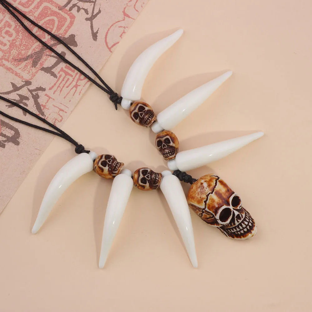 Dog Tooth Necklace Indian Indigenous