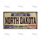 USA Landmark License Plate