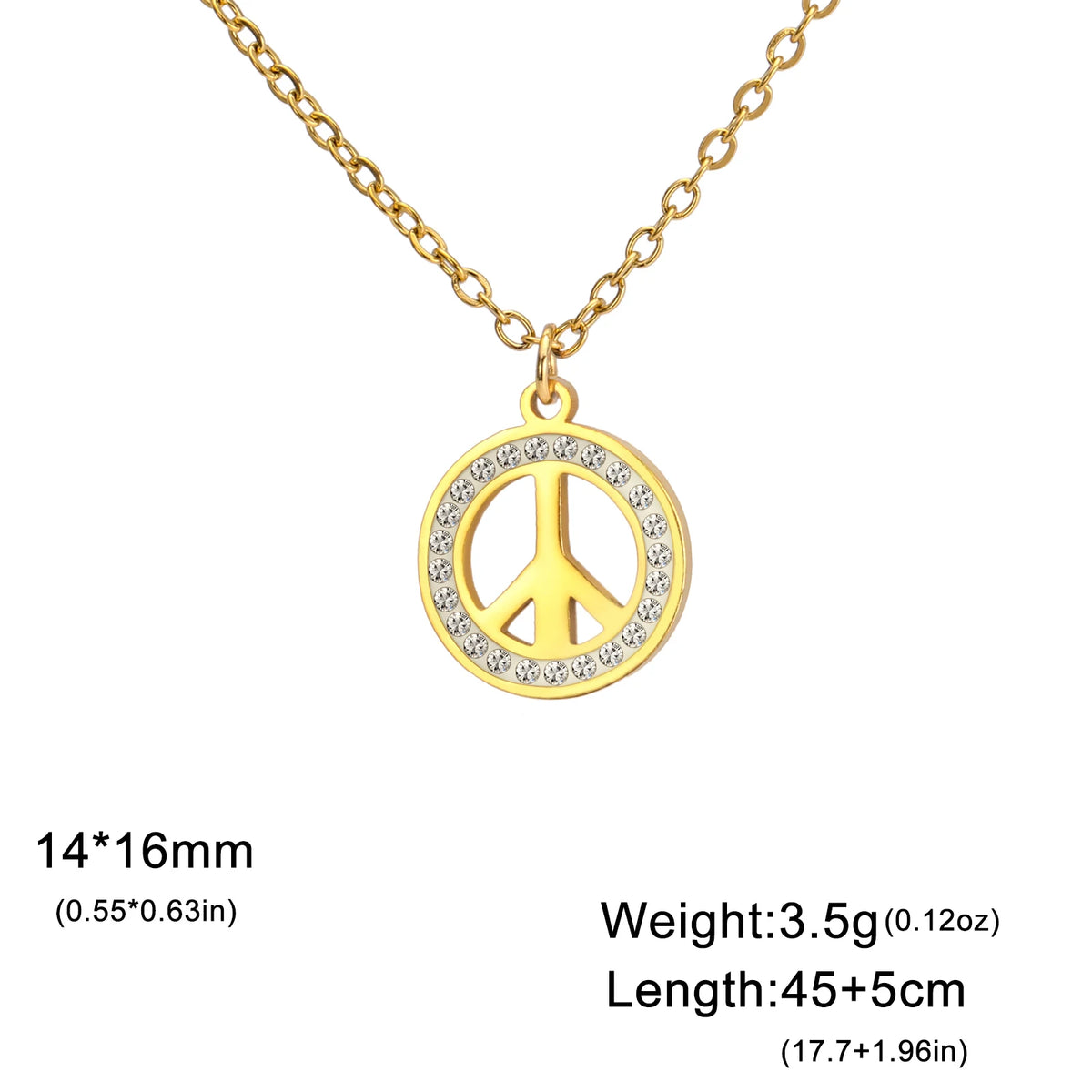 Peace Symbol Necklace