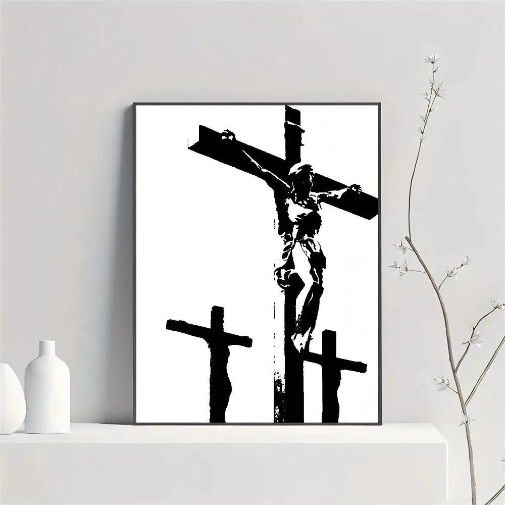 Jesus Cross Holy Light Posters