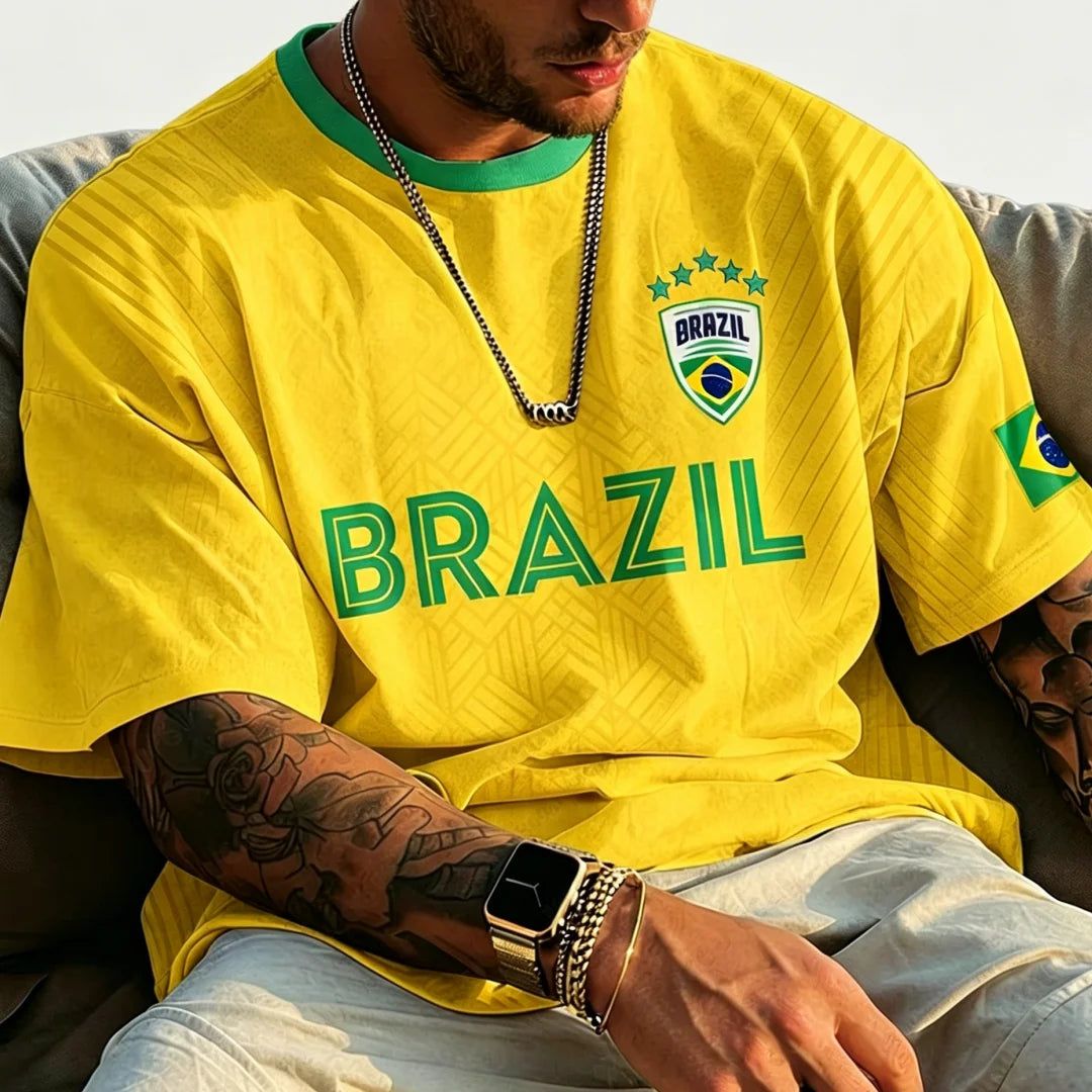 Brazil Jesus Soccer Jersey Unisex Top