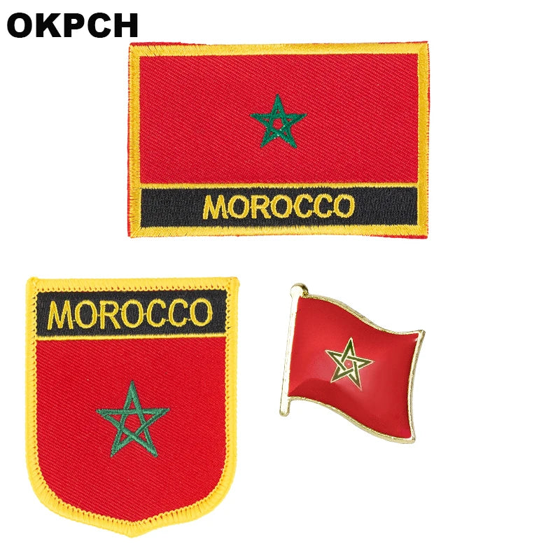 Cambodia National Flag Embroidered  Patches