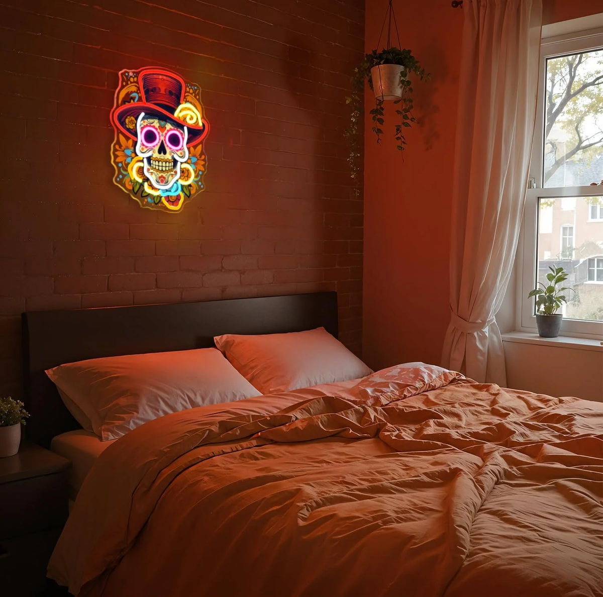 Sugar Skull Neon Sign