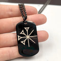 Stainless Steel Amulet Yazidis Necklace