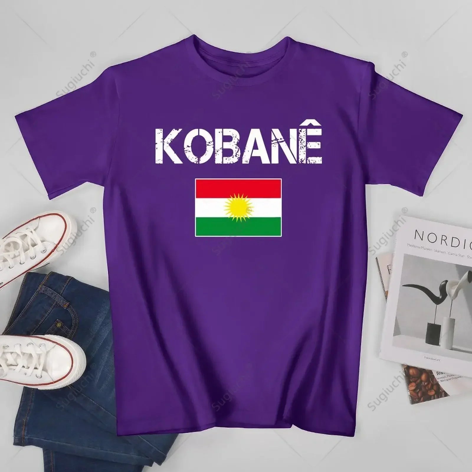 Kobane Kurdish Flag Tshirt
