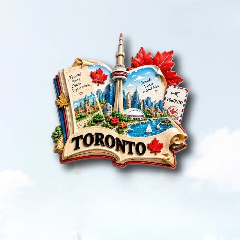 Toronto Maple Leaf Landmark Fridge Magnet
