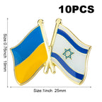10pc Ukraine Friendship Badge International Collections