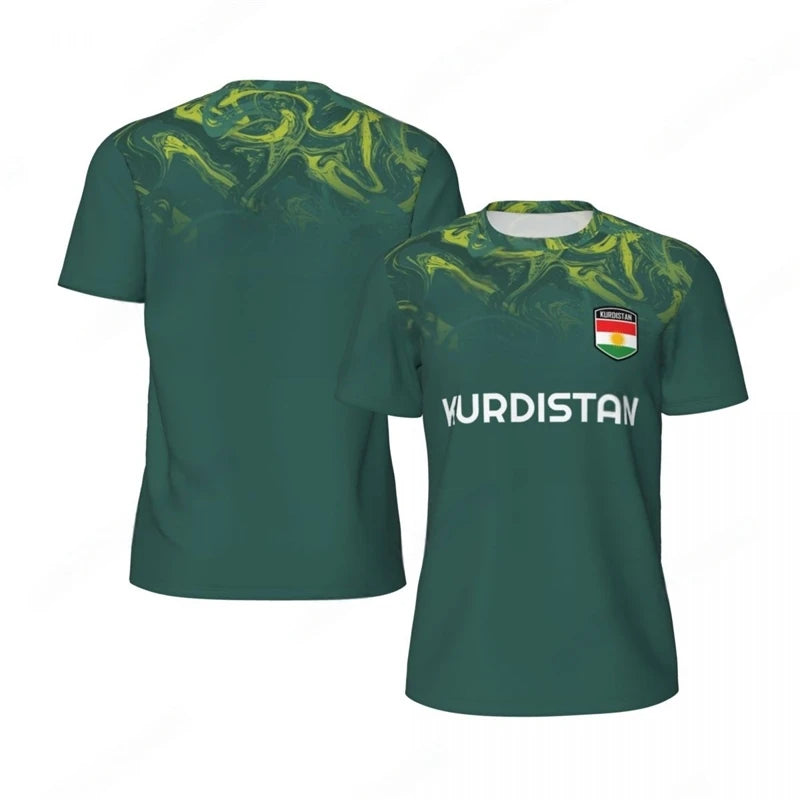 KURDISTAN 3D Print Sport Men T-shirt