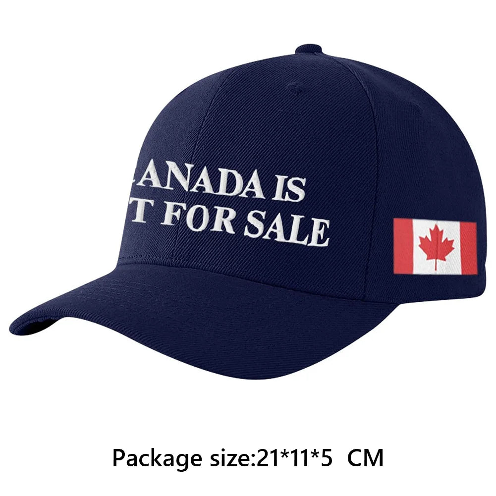 Canada is Not for Sale Hat Adjustable Vintage Baseball Cap Spring Summer Men Women Outdoor Sports Trucker Hat for Hiking Fishing