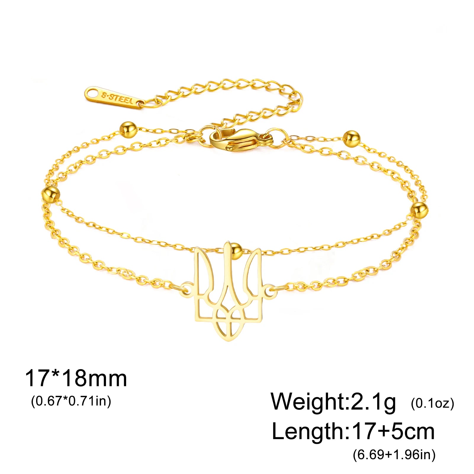 Ukraine Emblem Bracelet