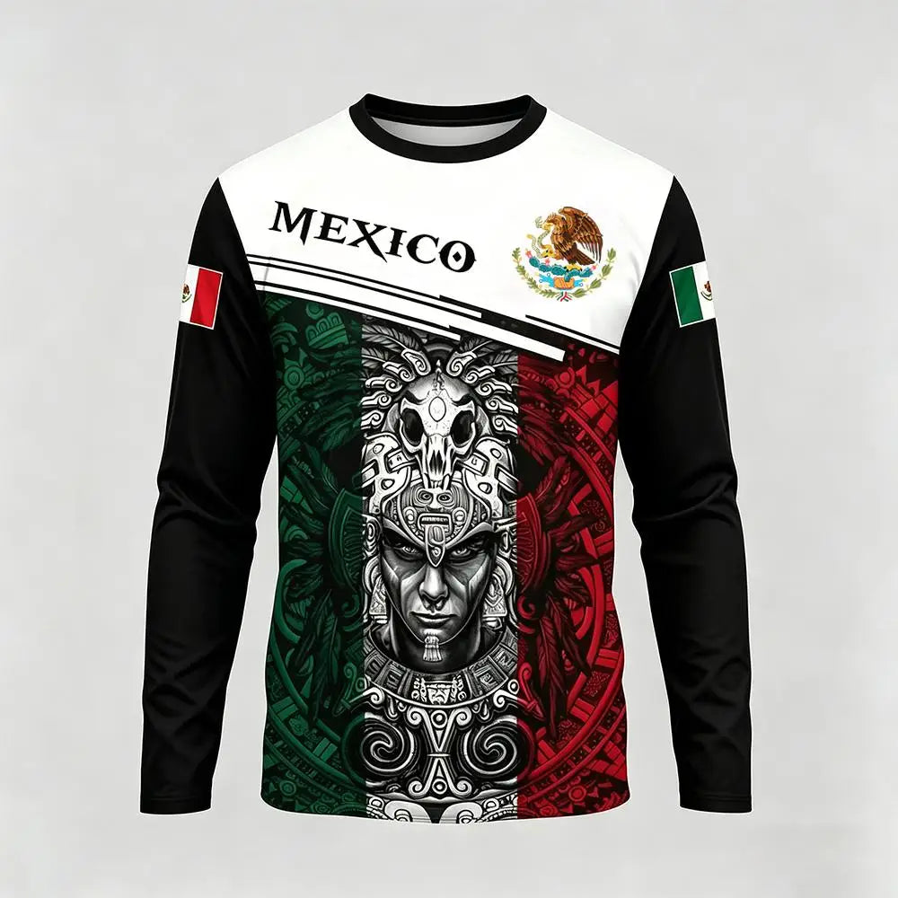 Mexico Themed Long Sleeve T-shirt