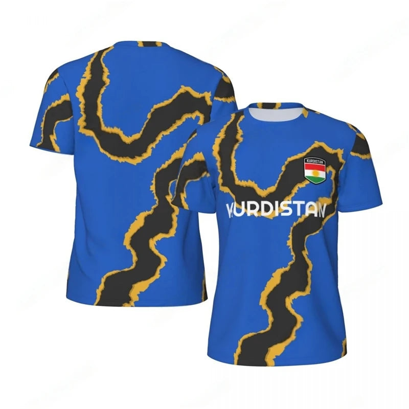 KURDISTAN 3D Print Sport T-shirt