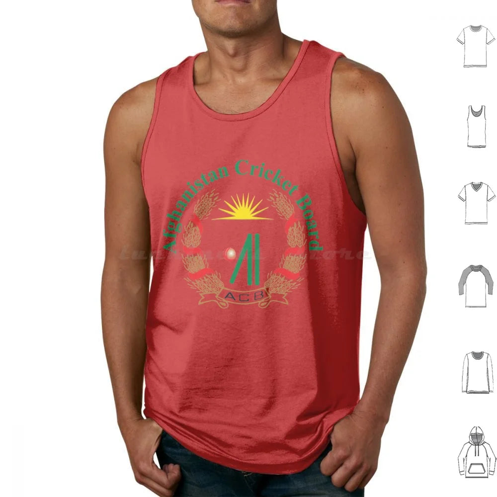 Afghanistan Cricket Tank Tops
