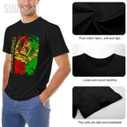 Men AFGHAN FLAG تيشيرت علم أفغانستان العتيق تيشيرتات بياقة دائرية للنساء والفتيان 100% قطن تيشيرت قصير للجنسين لجميع المواسم