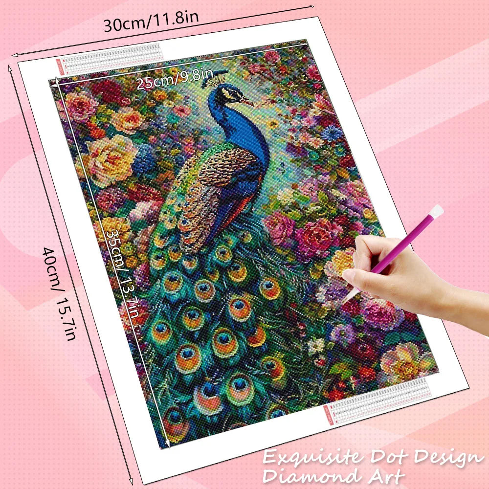 Diamond Painting Peacock Creative Handicrafts Kit
