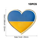10pc Ukraine Friendship Badge International Collections