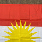xvggdg 90*150 سم علم كردستان علم كردي معلق من البوليستر وعلم كردستان واللافتات