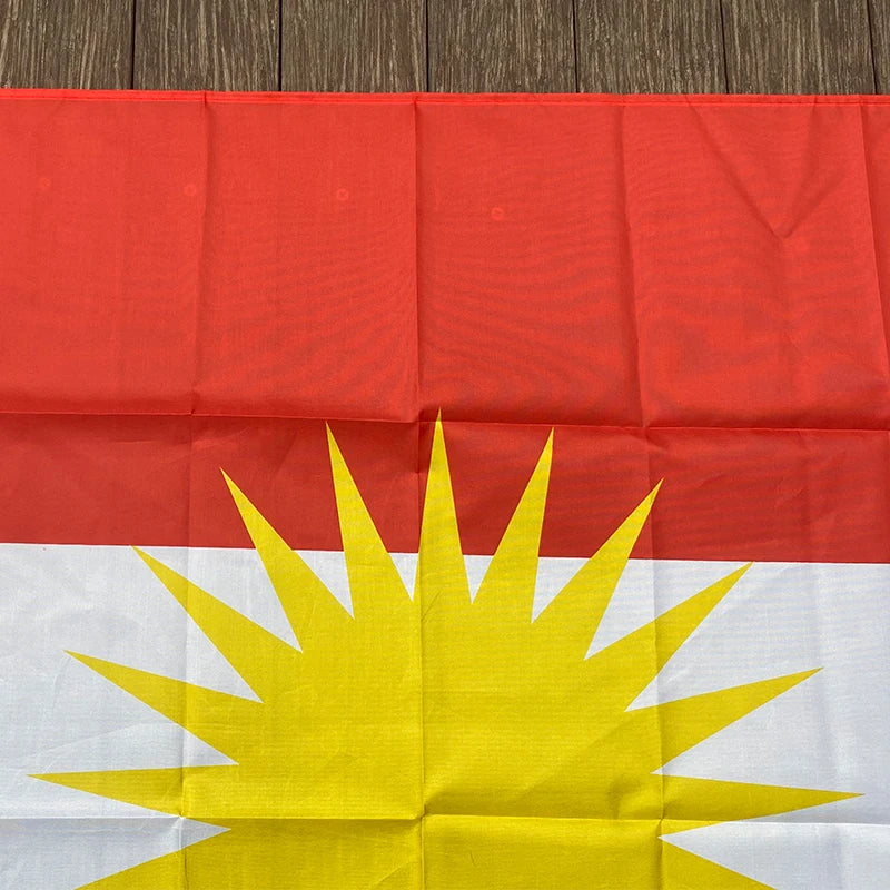 xvggdg 90*150 سم علم كردستان علم كردي معلق من البوليستر وعلم كردستان واللافتات