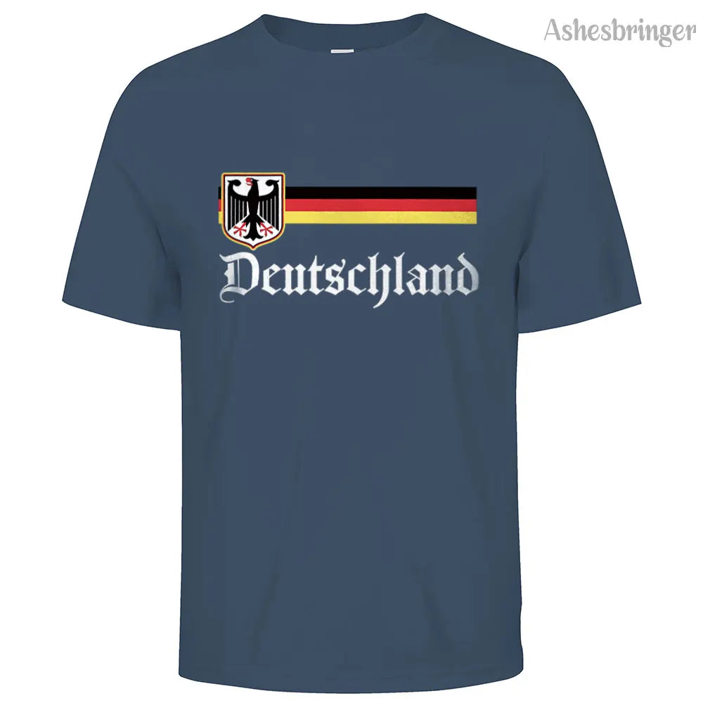Cotton Germany Flag T Shirt