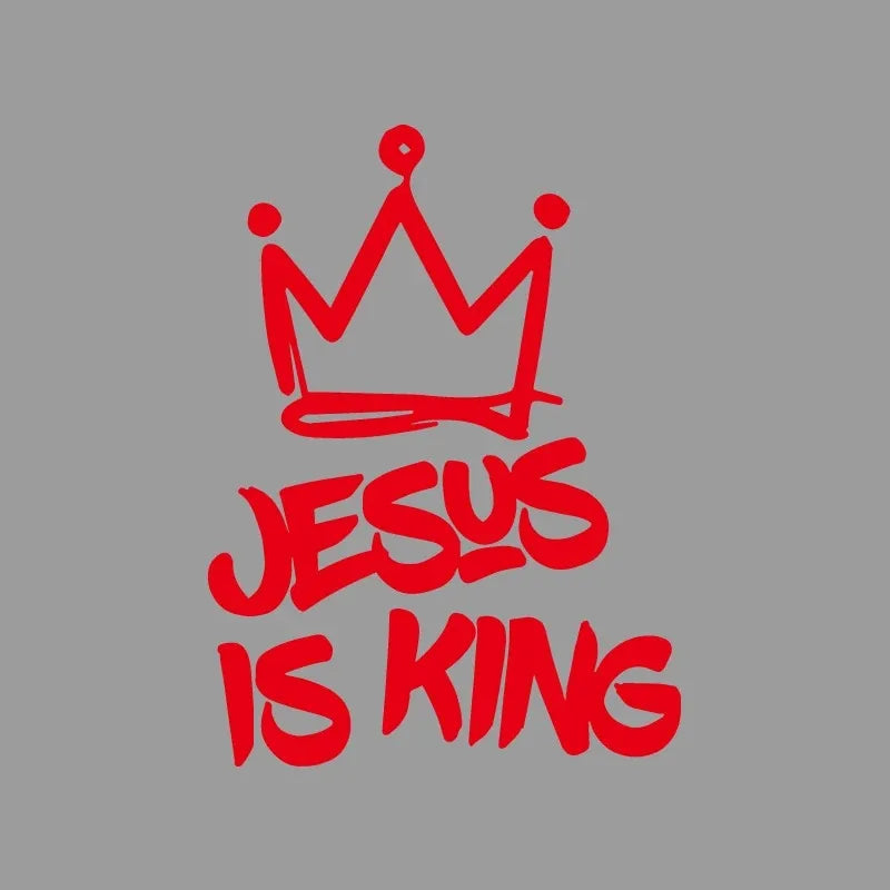 Jesus Is King Stickers