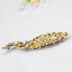 Luxury Peacock Feather Brooch