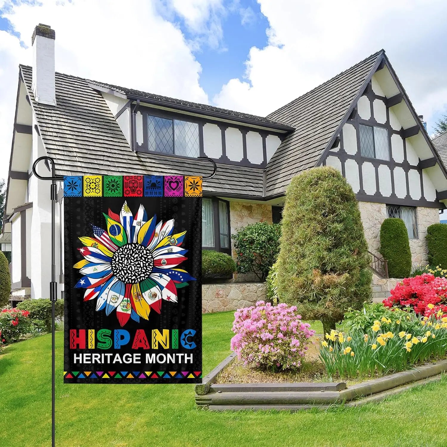 Hispanic Heritage Month Garden Flag Latino Countries