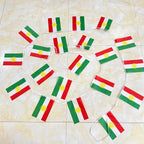 علم كردستان وشاح كردي 15×150 سم لافتة وشاح كردستان زينة حفلات المهرجانات من البوليستر