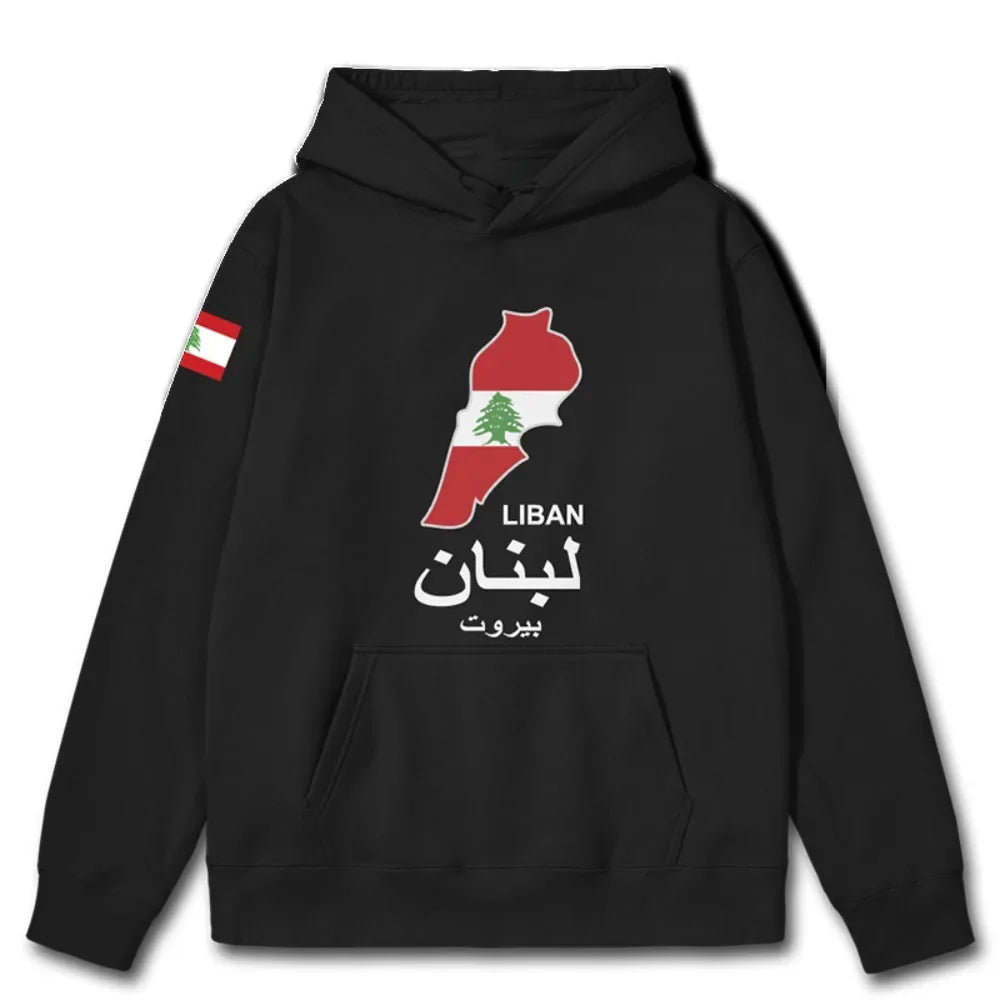 Lebanon Map Hoodie