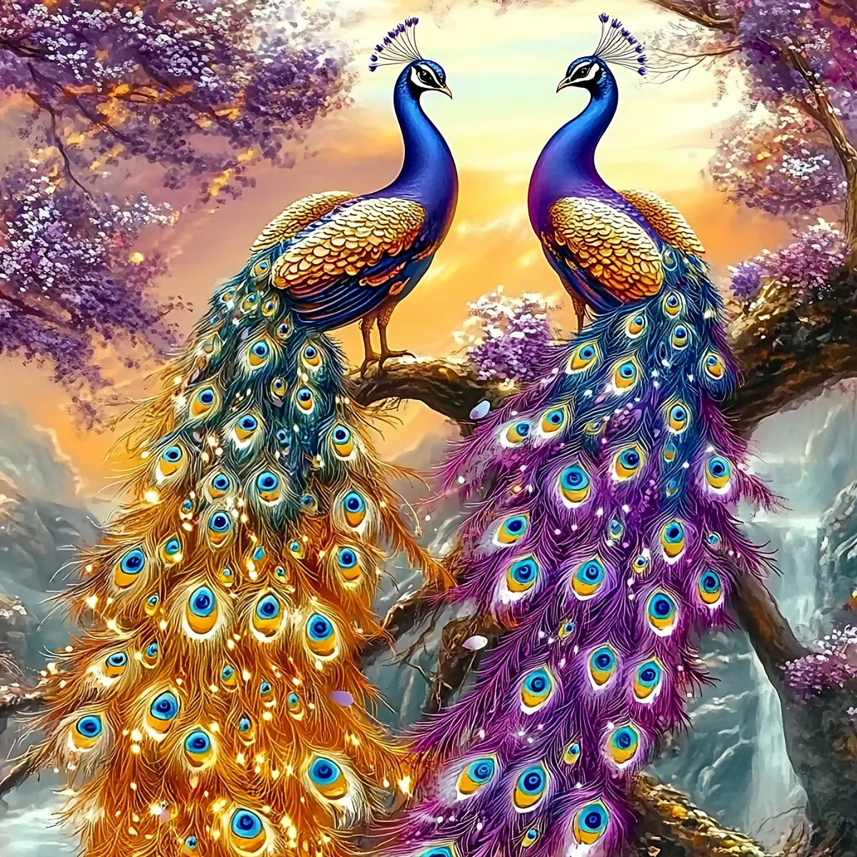 Peacock Diamond Painting Kit